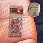 Cute and Funny Car Air Fresheners 4 Pack Scented With Premium Oils By Fresh Fresheners (Sneakers)