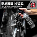 Adam's Polishes Graphene Detail Spray (Gallon) - Extend Protection of Waxes, Sealants, & Coatings | Waterless Detailer Spray For Car Detailing | Clay Bar, Drying Aid, Add Ceramic Graphene Protection
