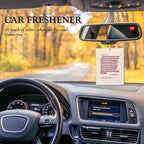 Cute Car Air Freshener,Religious Gifts for Women,Bible Verse Air Freshener Hanging 3 Pcs for Cars Closet Drawer Books Bathroom Backpack,God Car Accessories Mirror Decor for Women