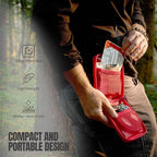 MY MEDIC Everyday Carry First Aid Kit - Emergency Survival Essentials, Medical Supplies & Accessories Bag for Travel Car, Home, Boat, Camper or Backpack - Red