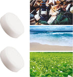 10 Pcs Car Air Fresheners Refills Solid Fragrance Replacement Pads Car Air Vent Clip Freshener Long Lasting Air Freshener for Car (Jasmine Flavor)