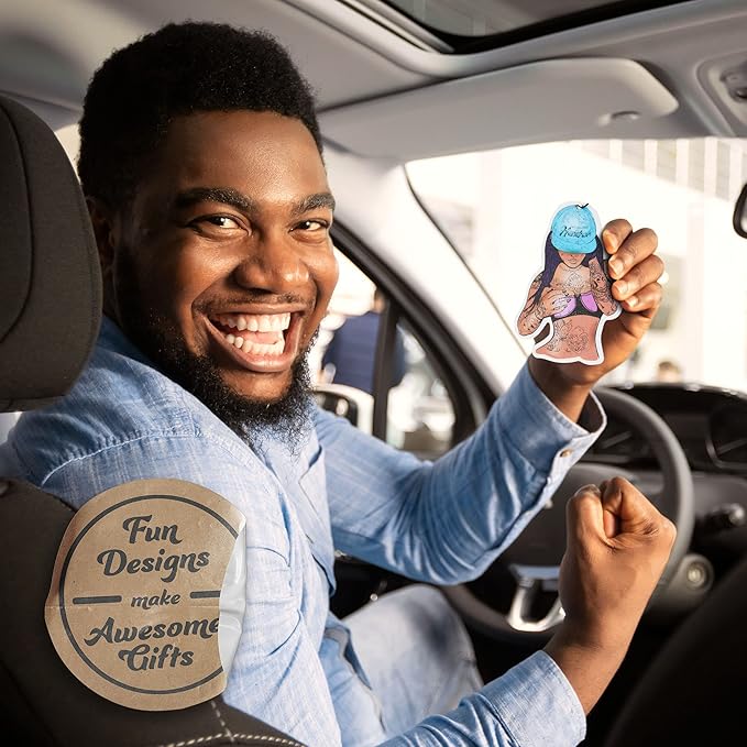 Funny Naughty Unique Car Air Fresheners Scented With Premium Oils By Fresh Fresheners (Hundred's Girl)