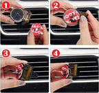20 Pieces Car Air Freshener Record Player Air Fragrance Diffusers Clips Retro Style Gifts Christmas, Include 4 Pcs Record Player Car Vent Clip, 16 Pcs Aromatherapy Tablets Replacement Pads