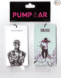 PumpCar 2 pieces Zoro double-sided hanging Japanese anime vanilla-scented One Piece car air freshener Cool anime hanging air fresheners for rearview mirror Car Interior Accessories Household Gifts