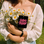 Trendy Black Pink Floral Christian Car Air Freshener 4 Pcs - Flowers Bible Verse Religious Hanging Air Freshener 4 Pcs for Cars Closet Drawer Books, Christian Accessories Mirror Gifts for Women Girls