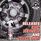 Chemical Guys Decon Pro Iron Remover and Wheel Cleaner – Professional Strength Fallout Remover, Brakes, Calipers, Exterior, Wheel and Tire Cleaner – Dissolves Brake Dust & Dirt, 16 oz