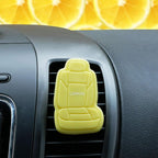 FH GROUP Car Seat Covers FH1017 Clip On 3D Air Freshener Lemon Scent (Yellow) – 8PK