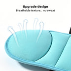 LETTON Adjustable Child Car Seat Head Support Band, Soft Kids Head Holder Head Strap, Safety Head & Neck Pillow Support - A Comfortable Sleep Solution, Lake Blue