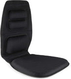 FOMI Premium Gel Cushion and Firm Back Support | Seat Cushion Pad and Upper Lower Thoracic and Lumbar Pillow for Car, Office Chair | Pressure Sore, Coccyx Pain Relief | Posture Aid (Grid Gel)
