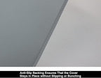 Waterproof Neoprene Car Seat Cover, Sweatproof Non-Slip Seat Protector, Universal Fit for Front Bucket or Rear Bench Seat of Cars, SUVs, Vans, Trucks, Compatible with Airbags and Armrests