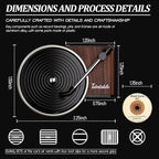 WOCOCN Customized Photo Car Air Freshener, Double-Sided Record Player Design, Unique Turntable Vinyl Shape,Meaning Gifts for Dad, Mom, Friends, Colleagues（9pcs）