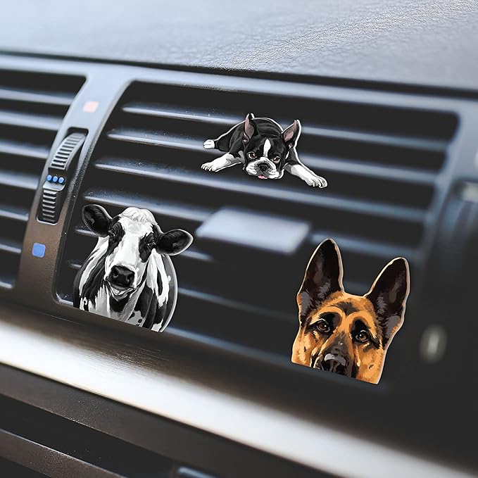 WIRESTER Fresh Scented Car Air Freshener Vent Clip, Decorative Accessories, Interior Decoration for Cars