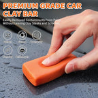 62'' Car Wash Brush with Long Handle, Complete Car Wash Kit, Scratch-Free Car Cleaning Brush Mop Kit with Clay Bar, Wash Mitt, Window Squeegee, Wheel Brush, Storage Bag for Car Truck RV