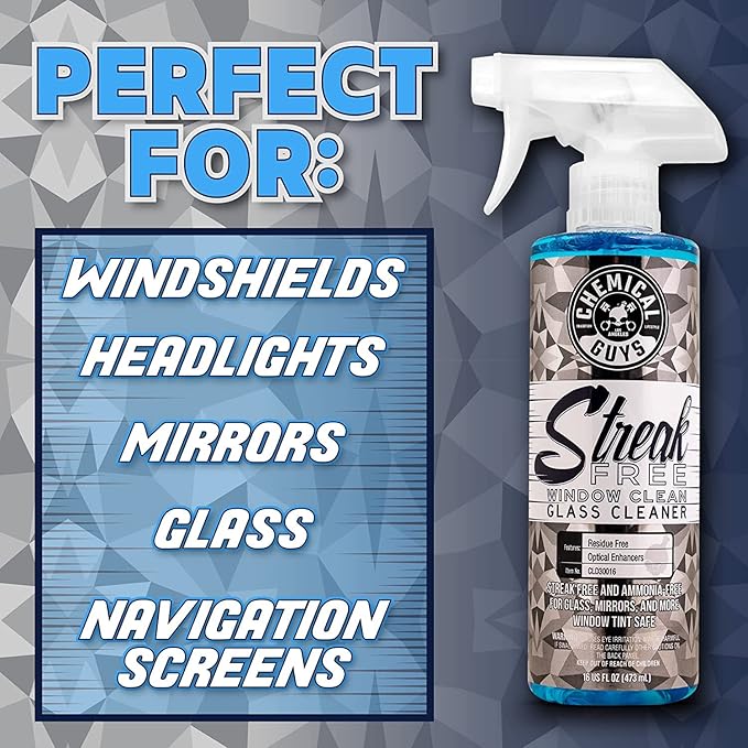 Chemical Guys Car Interior Detailing Kit - VRP Protectant, Nonsense Cleaner, Streak Free Glass Cleaner, 3 Detailing Brushes, 3 Towels, 2 Applicators, 11-Items