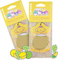 Hello Kitty and Friends Car Air Freshener (Pompompurin - Lemon Lime Soda) Hanging Gel Area Deodorizer, Long-Lasting Car Scents Air Freshener, Cute Automotive Sanrio Accessories Decor, 2-Pack
