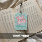 Trendy Pink Cute Christian Car Air Freshener 4 Pcs - Cute Girly Religious Hanging Air Freshener 4 Pcs for Cars Closet Drawer Books, Preppy Christian Car Accessories Mirror Decor for Women Girls 045