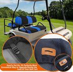 4 Passenger Golf Cart Seat Covers Fit for EZGO TXT OEM Ordinary Seat Cushion, EZGO TXT Front and Back seat Cover, Washable Golf Cart Seat Covers for EZGO
