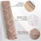JUSTTOP 2-Pack Universal Car Seat Belt Pads Cover for A More Comfortable Driving, Seat Belt Shoulder Strap Covers Harness Pad for Car Interior Accessories(Khaki)
