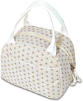 Lunch Bag for Women Insulated Lunch Box Cute Corduroy Lunch Tote Bags Reusable Large Capacity Cooler Bag for Travel Work Picnic