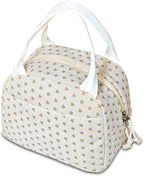 Lunch Bag for Women Insulated Lunch Box Cute Corduroy Lunch Tote Bags Reusable Large Capacity Cooler Bag for Travel Work Picnic