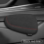 Alcantane style car leg knee pads memory foam car center console knee cushions car leg pads protect knee and leg elbow pads car copilot Universa version (Red line lift leg pad)