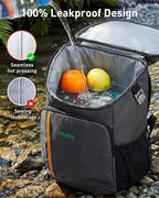 TOURIT Cooler Backpack 30 Cans Lightweight Insulated Backpack Cooler Leak-Proof for Men and Women