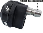 RIDGE WASHER Pressure Washer Nozzle, 6-in-1 Quick Changeover, 4000 PSI, 1/4 Inch Quick Connect