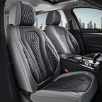 Coverado Car Seat Covers Front Pair, Black Seat Covers, Automotive Car Seat Cover, Car Seat Cushion, Car Seat Covers 2 Pack, Car Seat Protector Universal Fit Most Cars