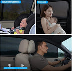 XCBYT Car Window Shade for 2019-2024 Toyota RAV4 Window Covers Side Window Sun Shade Car Window Shade for Baby with Breathable Mesh Insulate Heat and UV for Sleep Camping Breastfeeding