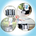 Cat Dog Carrier - Airline Approved Expandable Soft-Sided Pet Carrier with Removable Fleece Pad and Pockets, for Cats/Puppy and Small Animals Large(2 side expandable)