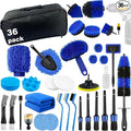 Car Detailing Kit,36pcs Car Detailing Brush Set,Car Cleaning Kit with Professional Car Detailing Brush Set,Auto Detailing Brush Set,Car Wash Kit,Car Detailing Kit Interior Exterior Wheels Cleaner