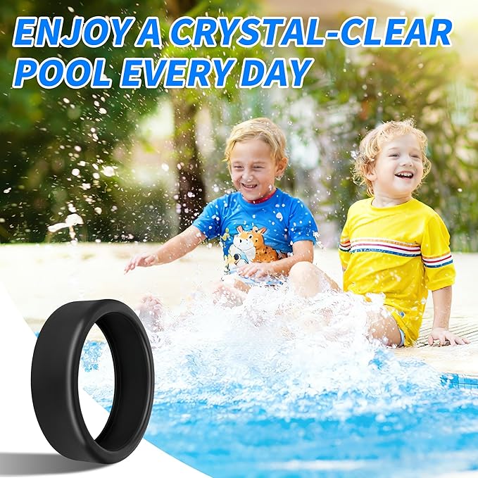 Pool Cleaner Replacment Tires, 48-232 Wide Tires Compatible with Zodiac Polaris P39 480 3900 Pressure Side Pool Cleaner, Pool System Wide Tire Replacement Rubber Wheels on Pool Cleaner, 3Pcs