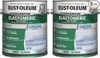 Rust-Oleum 750 Elastomeric Roof Coating, Gallon, White, 2 Pack