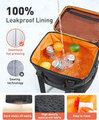 TOURIT Soft Sided Cooler Bag Insulated 48/60 Cans, Large Collapsible & Leakproof Ice Chest for Picnic, Beach, Camping, Travel