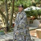 Poncho Liner Military Outdoor Camping Blanket for Travel, Beach, Grass, Picnic, Car Emergency, Outdoor, Survival