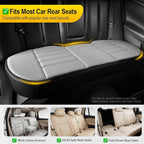 kingphenix 3-Piece Car Seat Cushion Set, 1.2inch Memory Foam Comfort, 2 Front Automotive Seat Cushions + Rear Bench Cushion, Non-Slip Bottom, Fits Sedan SUV Truck Van, Car & Office Chair, Gray