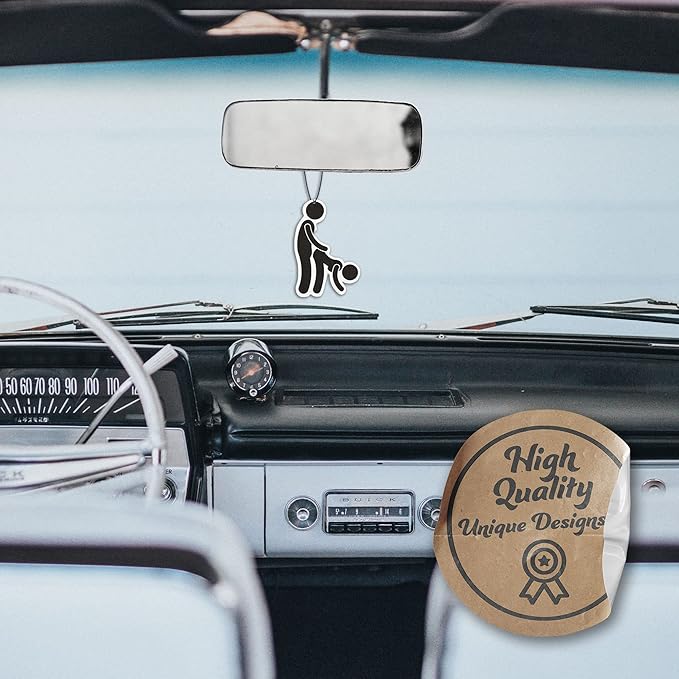 Fresh Fresheners 4 Pack Scented with Premium Oils (Doggy Stick Figures)