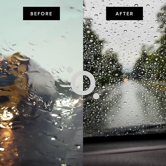 Ceramic Coating for Cars - Nano Wiper Auto Protection Spray Wax - 100 ml Windshield Water Repellent - Glass Guard Car Sealant in Your Car Wax Kit - Hydro Shield for More Visibility