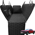 Dog Car Seat Cover for Trucks, Car Seat Cover for Back Seat Protector F150 Ram 1500, Waterproof Dog Hammock for Truck with Mesh Window Heavy Duty Seat Cover for F-Series/GMC Sierra/Silverado