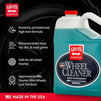 Griot's Garage Wheel Cleaner for All Finishes, Car Tire Rim Cleaning, Brake Dust and Grime Remover, PH Balanced, 11107, One Gallon