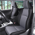 AOMSAZTO Custom Fit Seat Covers for Toyota 4Runner 2011-2024 Full Set Car Seats Cover for 4Runner Accessories Black&Grey(5 Seats Model Only)