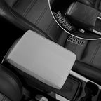 SEG Direct Car Center Console Cover, Breathable Leather Auto Armrest Cover, Memory Foam Arm Rest Cushion, Universal Car Seat Box Cover Car Interior Accessories, Gray