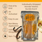 Wonder Wafers 75 count Air Fresheners Individually Wrapped, Creamy Vanilla Fragrance