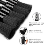 9pcs Auto Car Detailing Brush Set/ Interior Cleaning Kit Includes 5 Soft Premium Detail Brush, 3 Wire Brush & 1 Vent Cleaning Brush for Cleaning Interior, Dashboard, Engines, Leather, Wheel