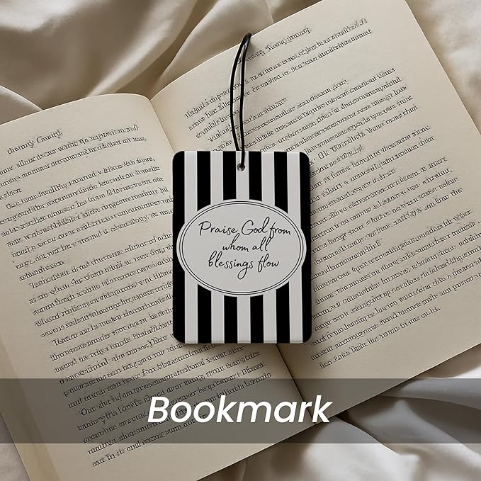 Black Christian Bible Car Air Freshener 4 Pcs - Floral Mountian Heart Christian Air Freshener Hanging Decor for Cars Closet Drawer Books, Black Bible Verse Car Accessories Mirror Decor for Women