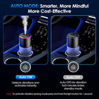 Car Air Freshener,Smart Car Air Freshener,car Diffuser with 150 ML (5oz) Capacity Multi-fragrance,RGB Music Syncing Light, Auto On/Off (Angels)