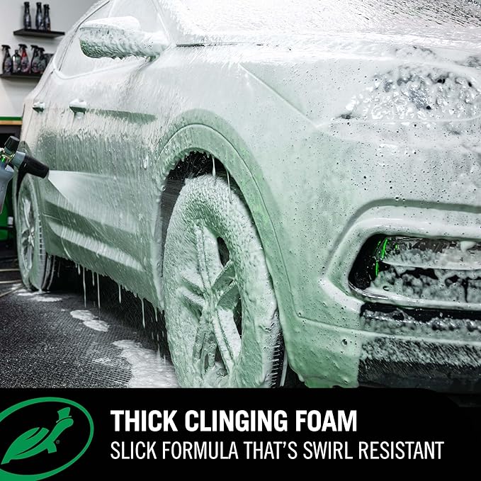 Turtle Wax Hybrid Solutions Pure Wash,pH Neutral Extreme Foaming Car Wash Soap,Bucket or Foam Cannon Application,Won't Strip Waxes or Coatings,Clay Bar Lubricant,Spot-Free Clean,64 fl oz,(Pack of 2)