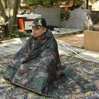 Poncho Liner Military Insulation Outdoor Camping Blanket for Travel, Beach, Grass, Picnic, Car Emergency, Outdoor, Survival
