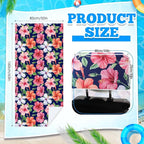 2 Pack Car Seat Towel Covers with Storage Bag 63 x 32 Inch Athletic Running Towel Seat Sweat Washable Non Slip Cover Gift for Car Outdoor Sport Activities (Summer Flower Hibiscus)