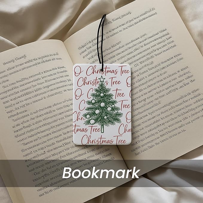 Trendy Christmas Car Air Freshener 4 Pcs - Coquette Bow Christmas Tree Santa Gift Air Freshener Hanging Decor for Cars Closet Drawer Books, Christmas Bow Santa Car Accessories Mirror Decor for Women